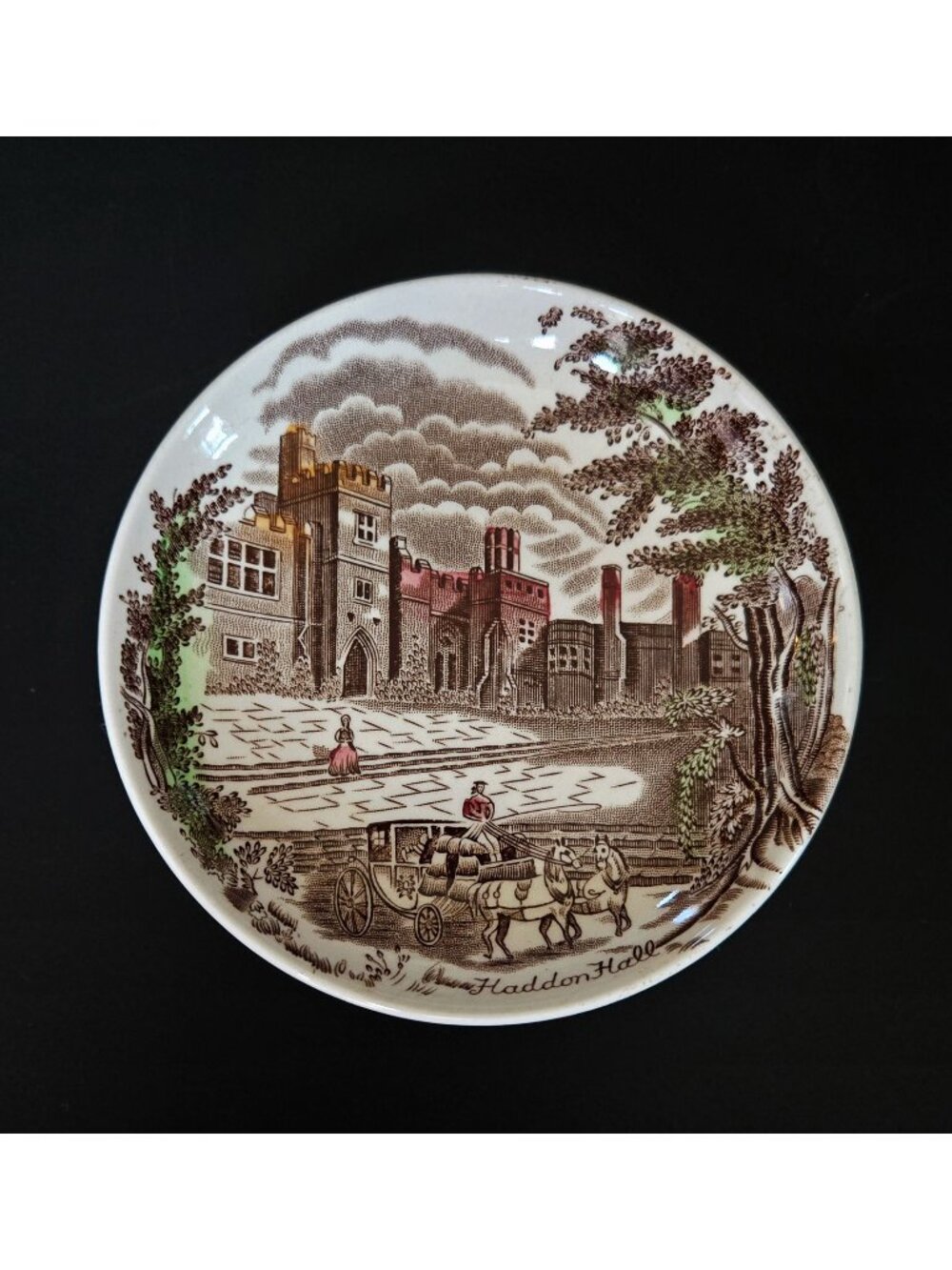 Johnson Bros Haddon Hall 4-Inch Haddon Hall Butter Pat Dish